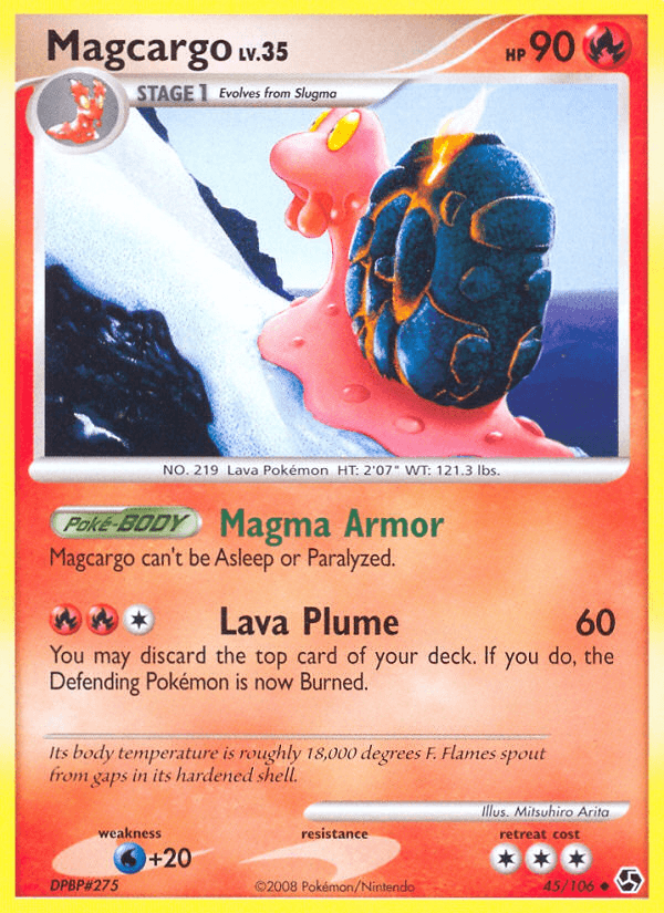 Magcargo Pokémon card