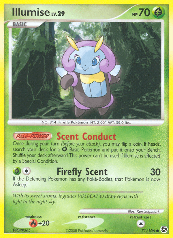 Illumise Pokémon card