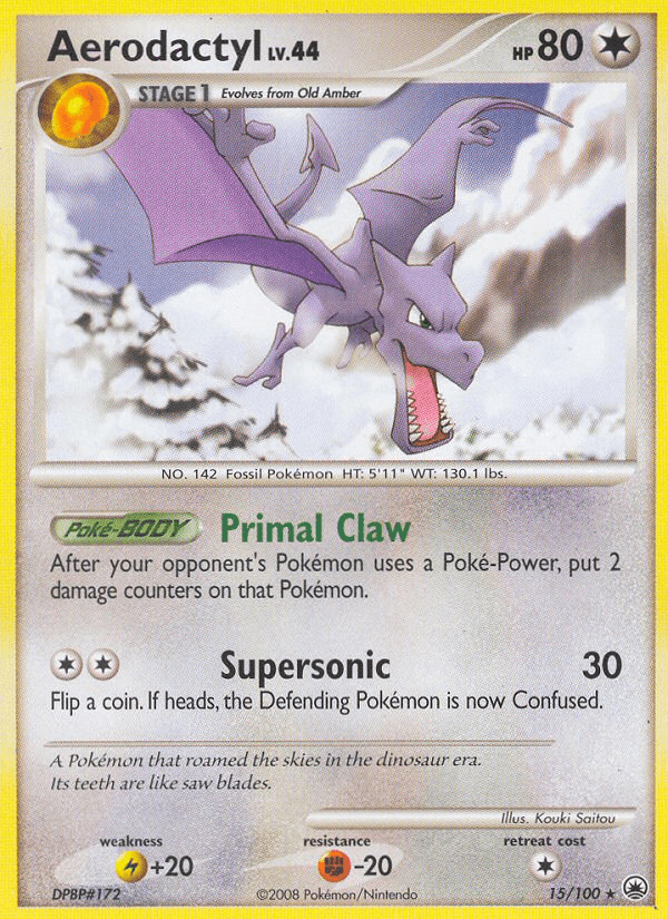 Aerodactyl Pokémon card