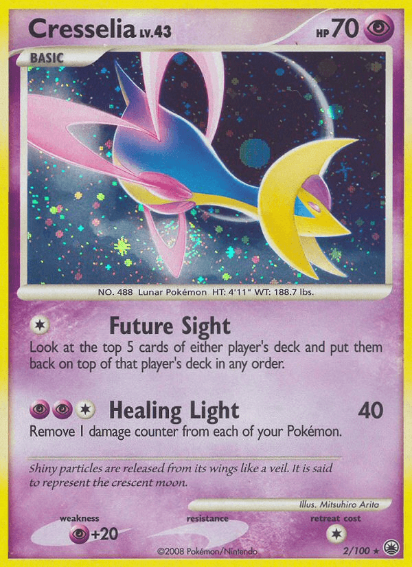 Cresselia Pokémon card