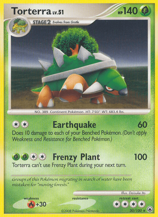Torterra Pokémon card