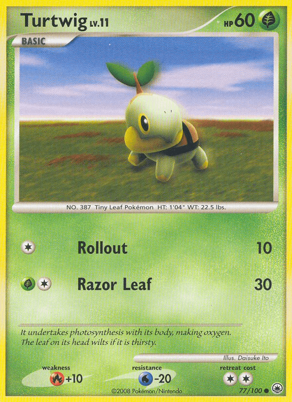 Turtwig Pokémon card