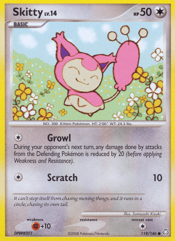 Skitty Pokémon card