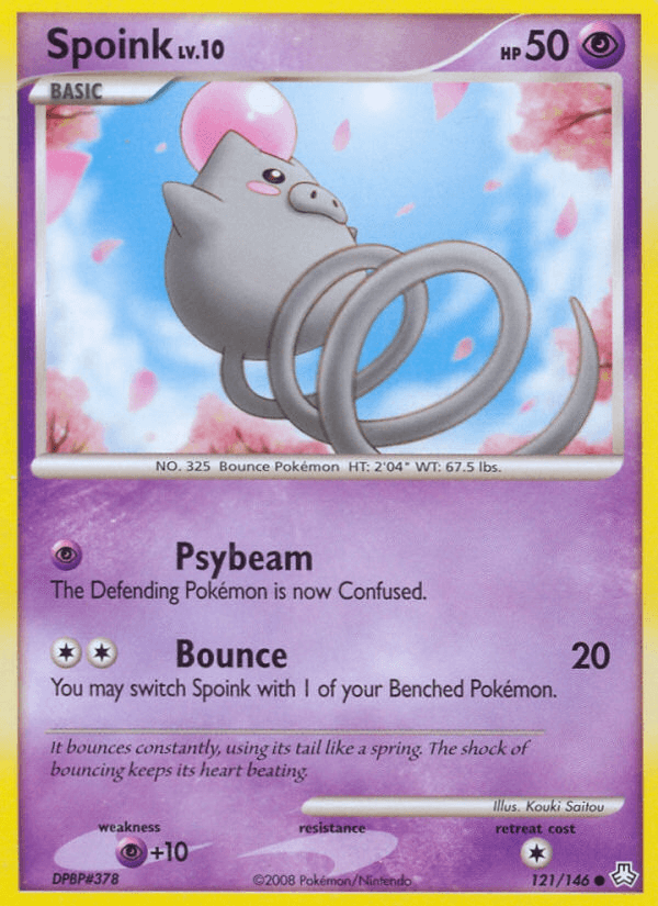 Spoink Pokémon card