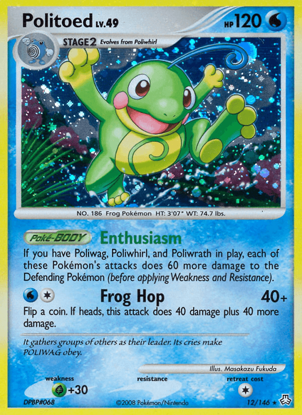 Politoed Pokémon card