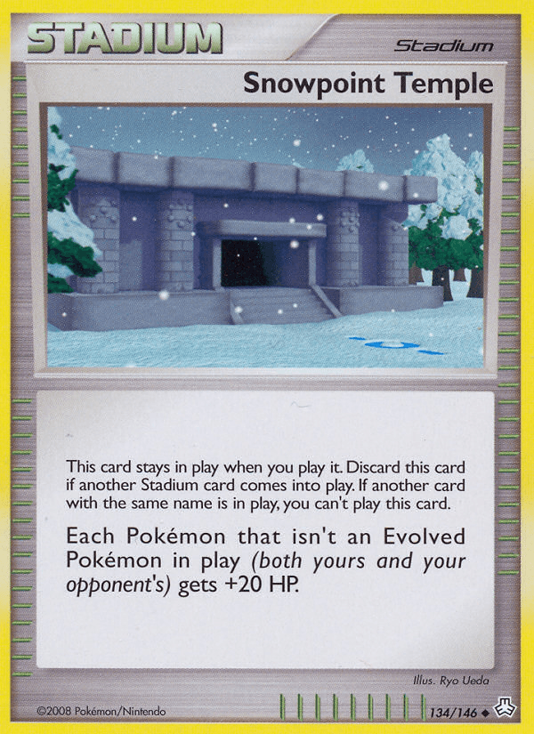 Snowpoint Temple Pokémon card