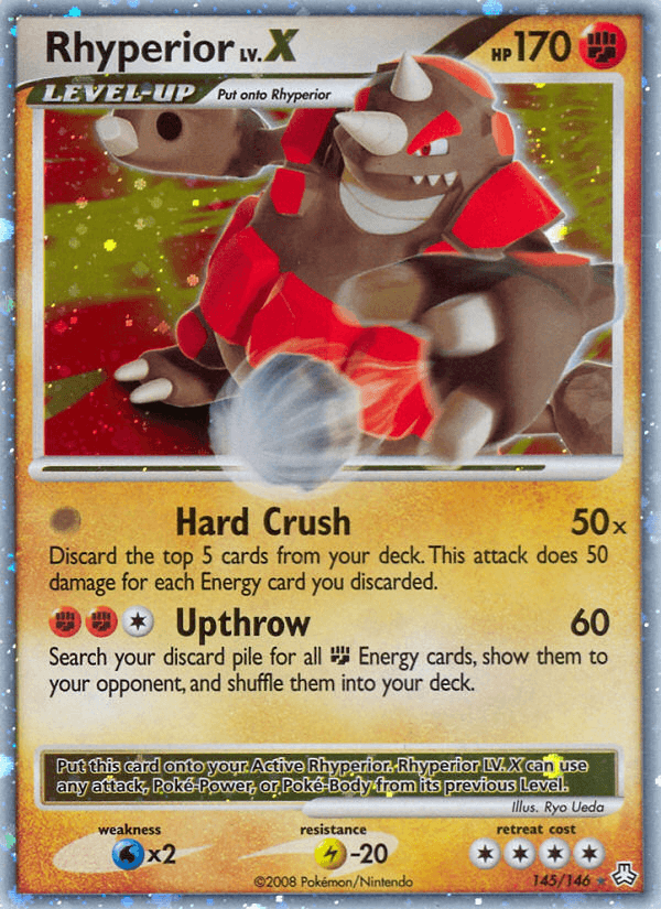 Rhyperior LV.X — Rare Holo LV.X