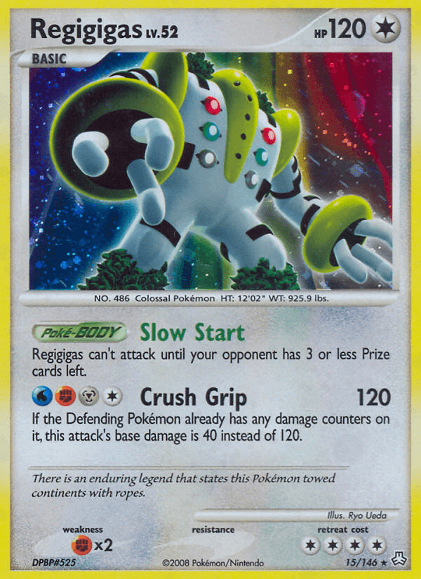 Regigigas Pokémon card