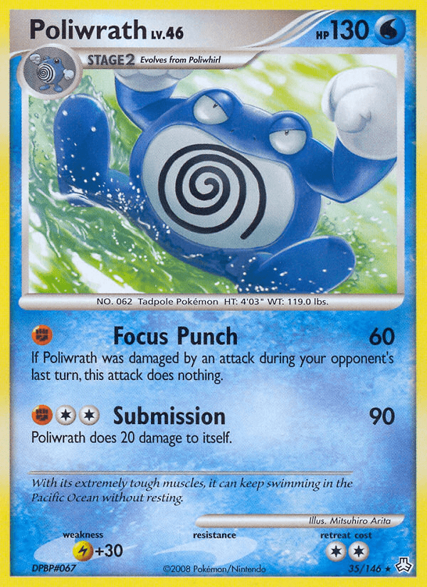 Poliwrath Pokémon card