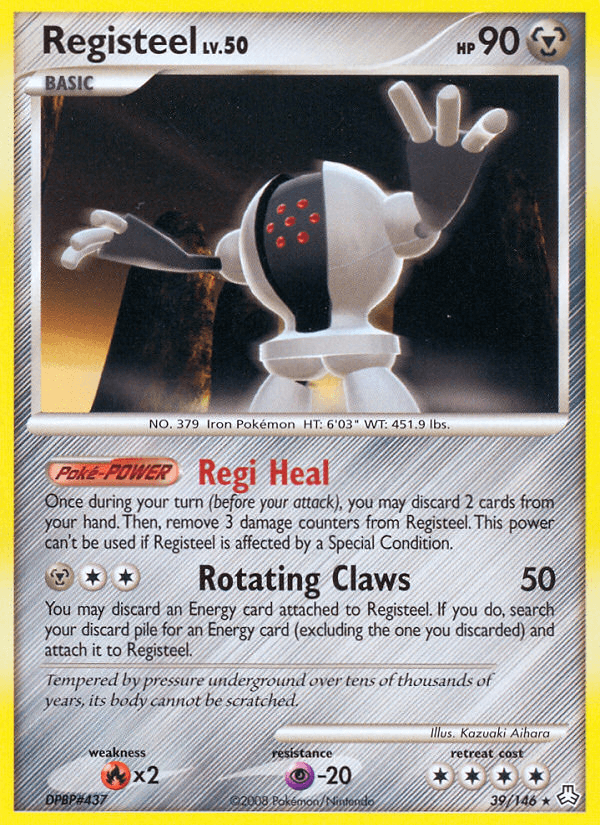 Registeel Pokémon card