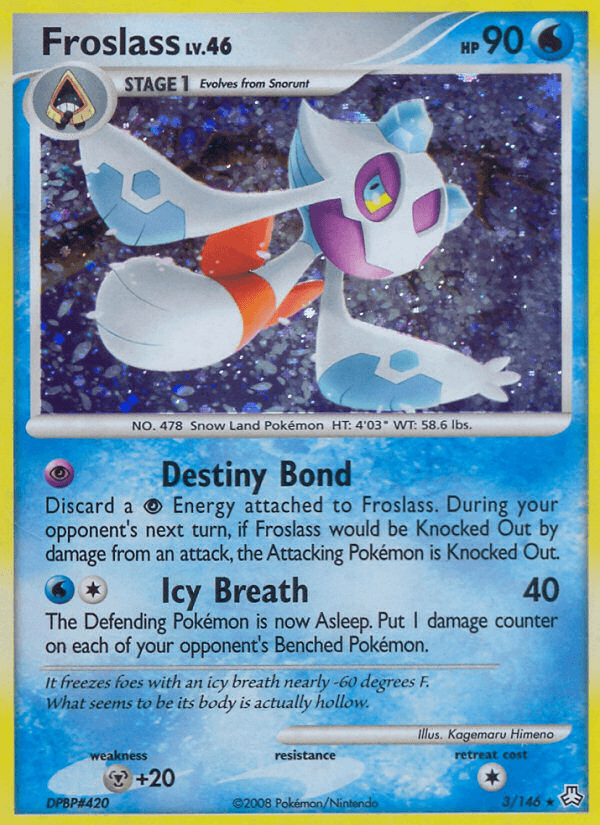 Froslass Pokémon card