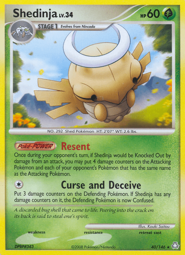 Shedinja Pokémon card