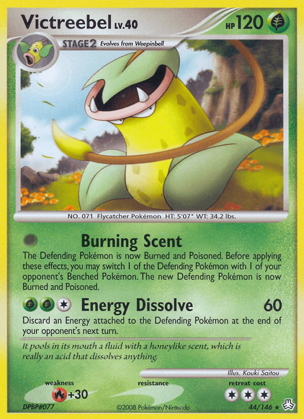 Victreebel Pokémon card