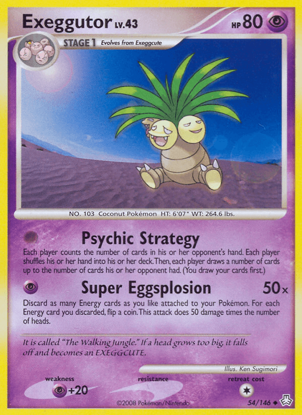 Exeggutor Pokémon card