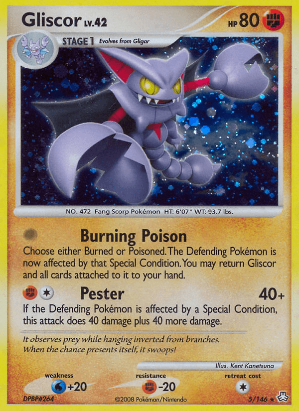 Gliscor Pokémon card