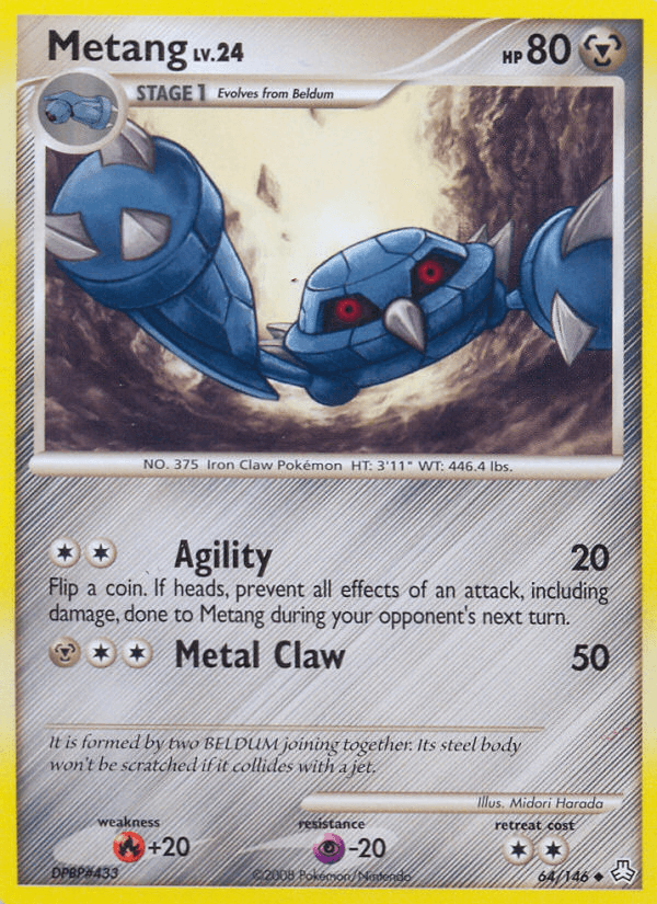 Metang Pokémon card