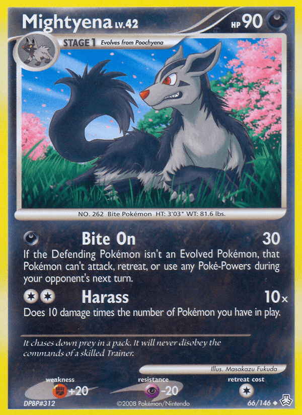 Mightyena Pokémon card
