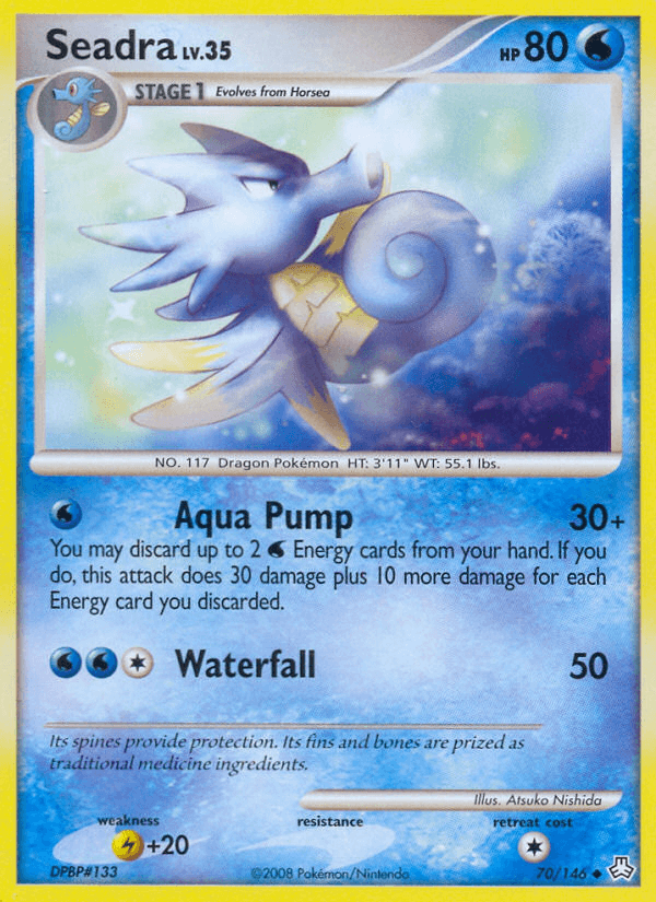 Seadra Pokémon card