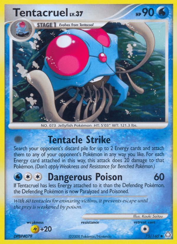 Tentacruel Pokémon card