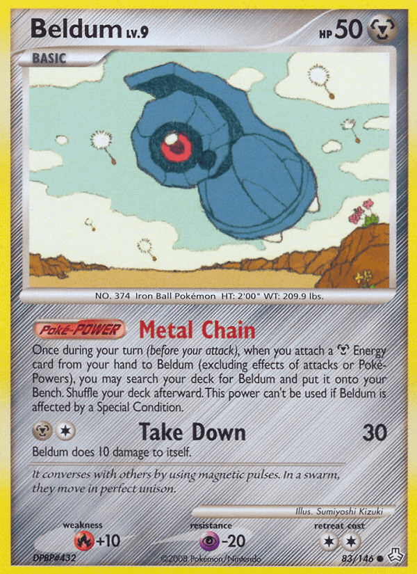 Beldum Pokémon card