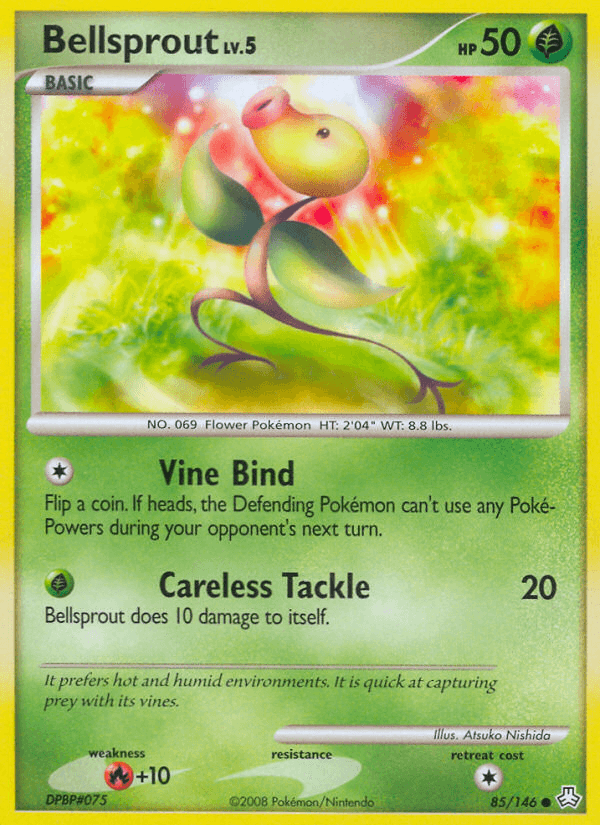 Bellsprout Pokémon card