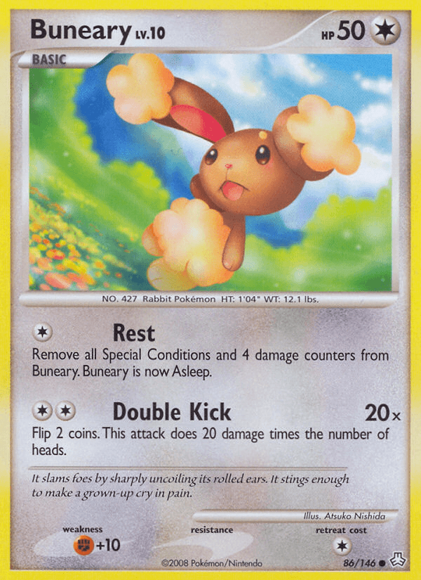 Buneary Pokémon card