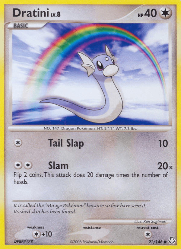 Dratini Pokémon card