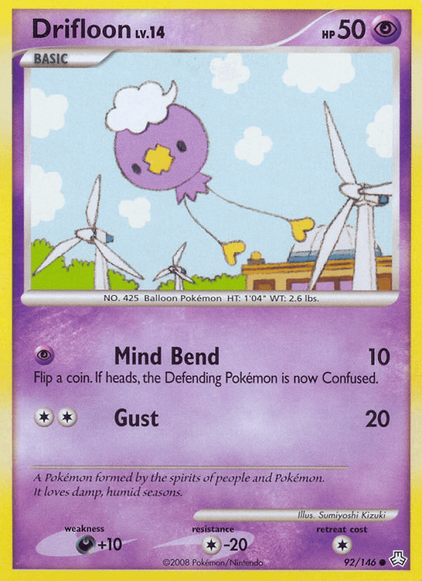 Drifloon Pokémon card