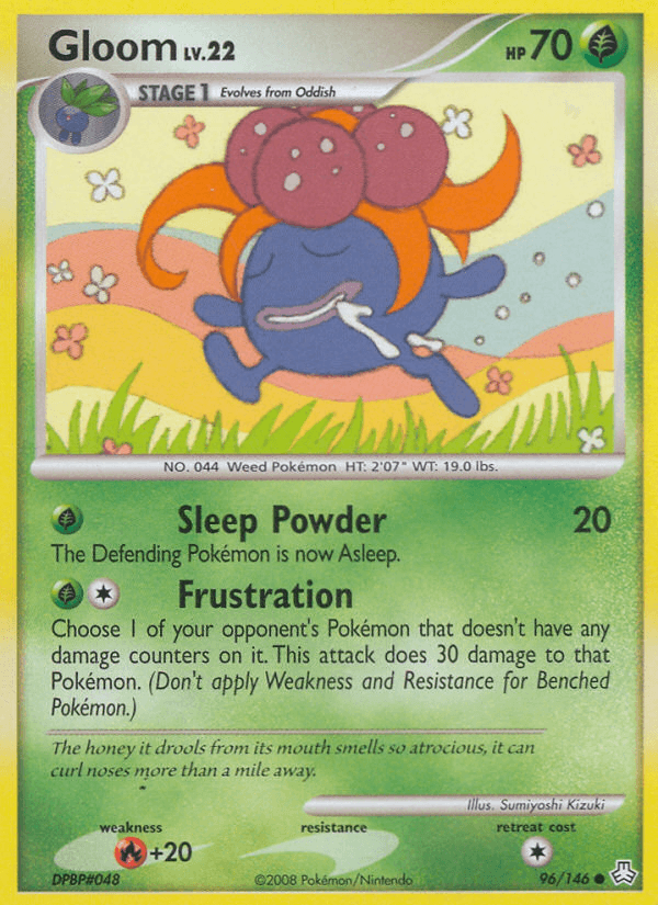 Gloom Pokémon card