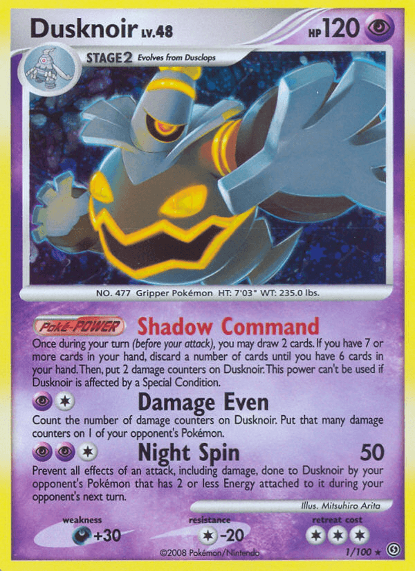 Dusknoir Pokémon card