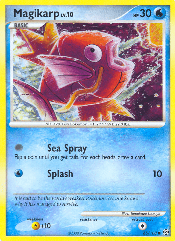 Magikarp Pokémon card