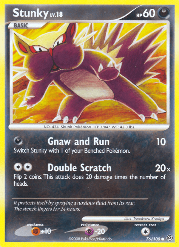 Stunky Pokémon card