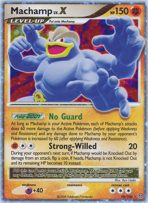 Machamp LV.X — Rare Holo LV.X