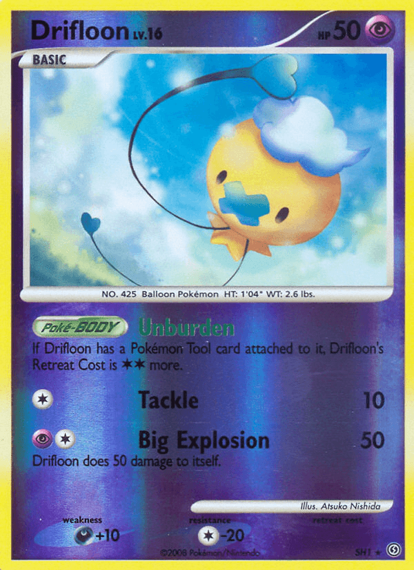 Drifloon Pokémon card