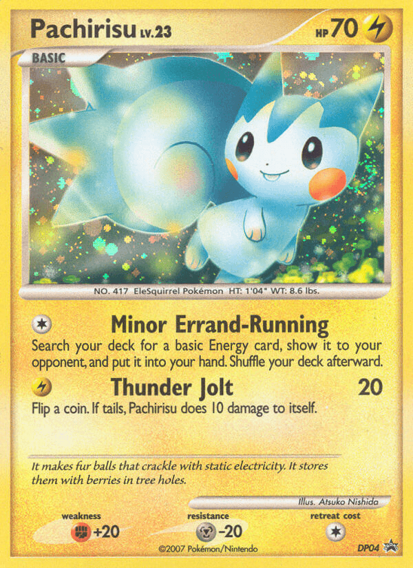 Pachirisu Pokémon card