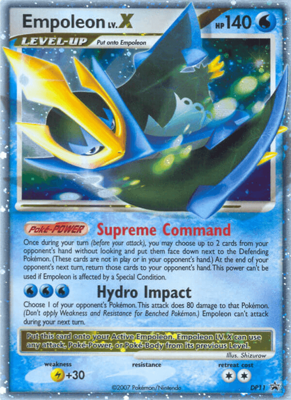 Empoleon LV.X Pokémon card