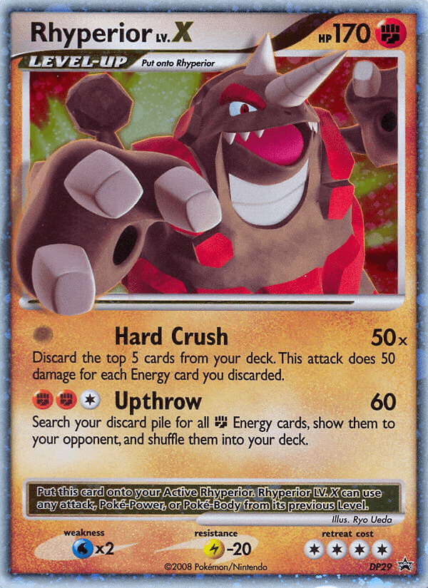Rhyperior LV.X Pokémon card