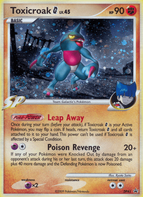 Toxicroak G Pokémon card