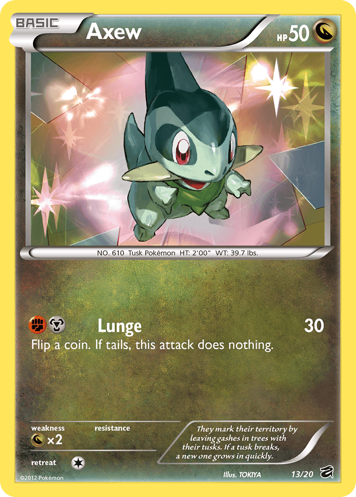 Axew Pokémon card