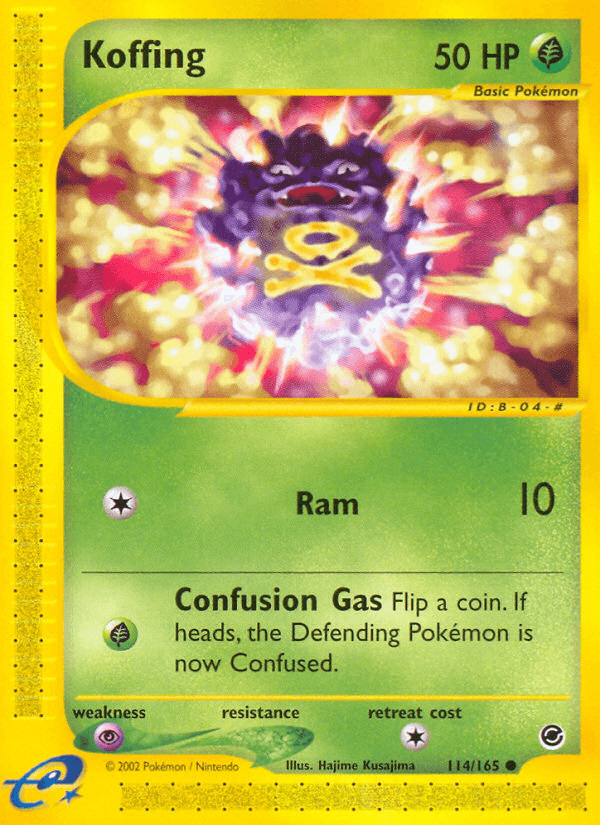 Koffing Pokémon card