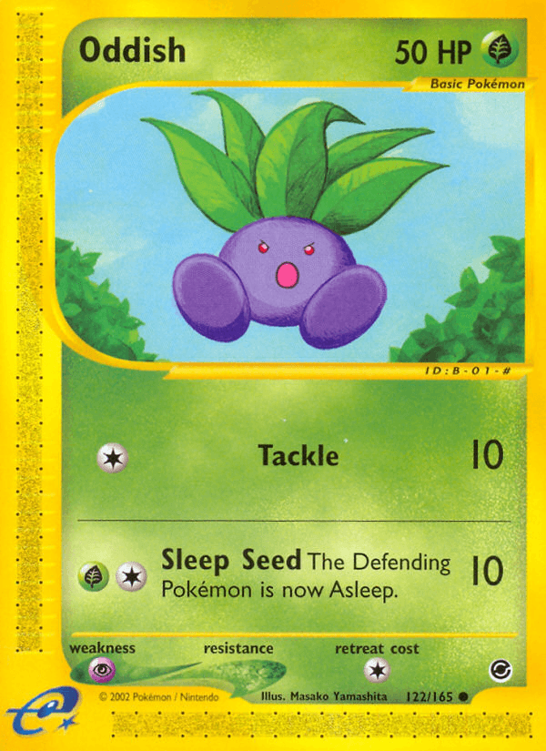 Oddish Pokémon card