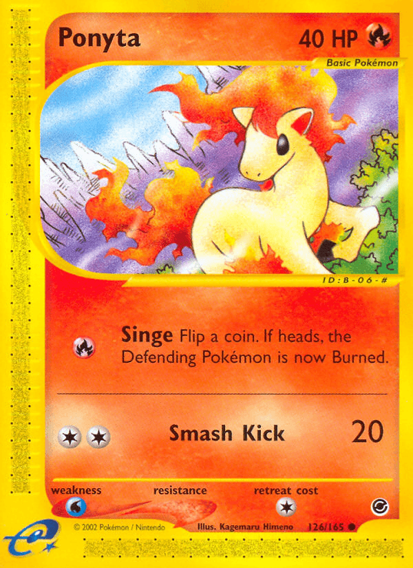 Ponyta Pokémon card