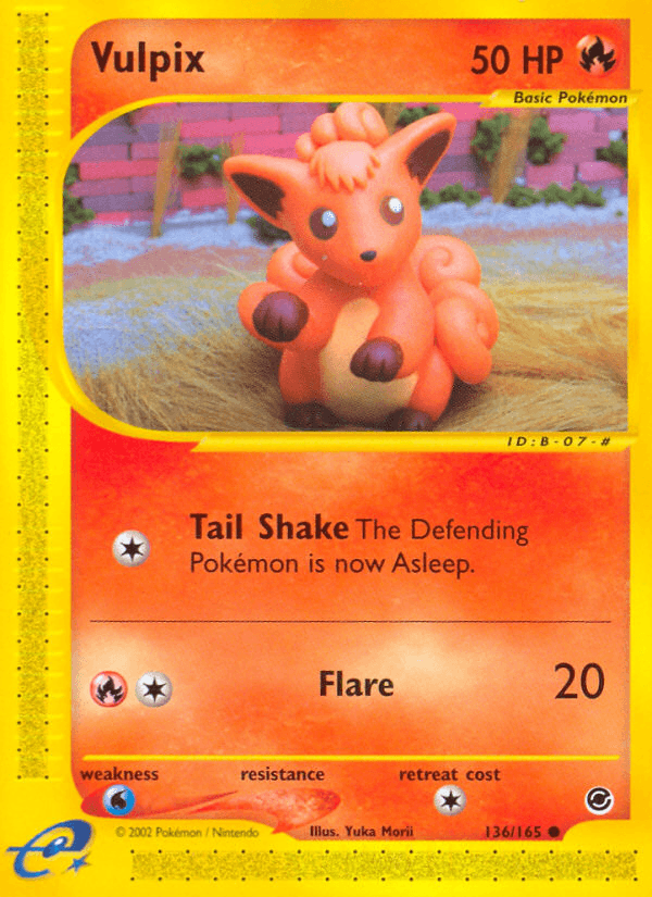 Vulpix Pokémon card
