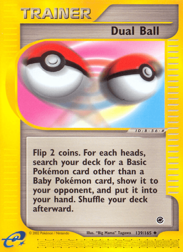 Dual Ball Pokémon card