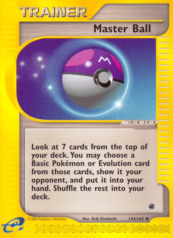 Master Ball Pokémon card