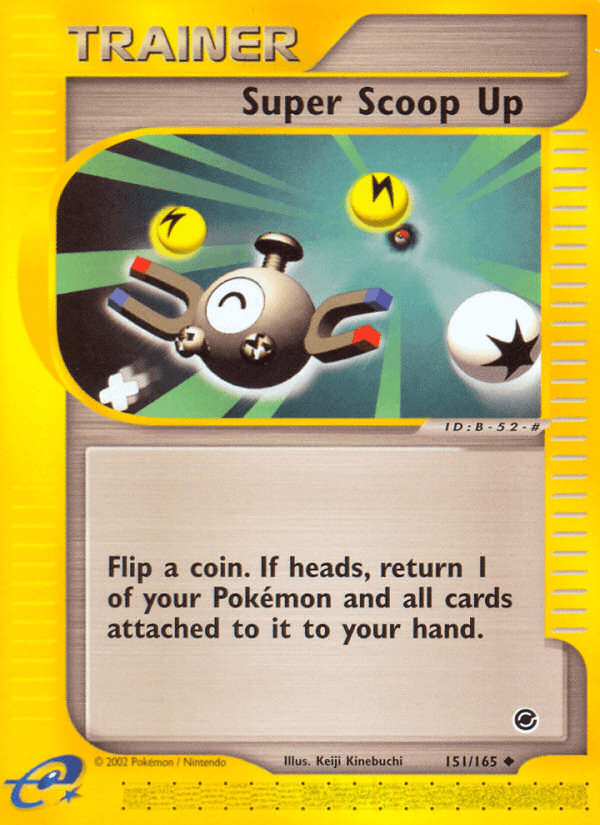 Super Scoop Up Pokémon card