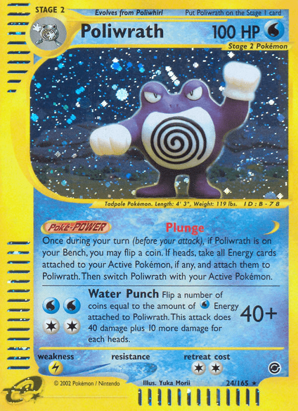 Poliwrath Pokémon card