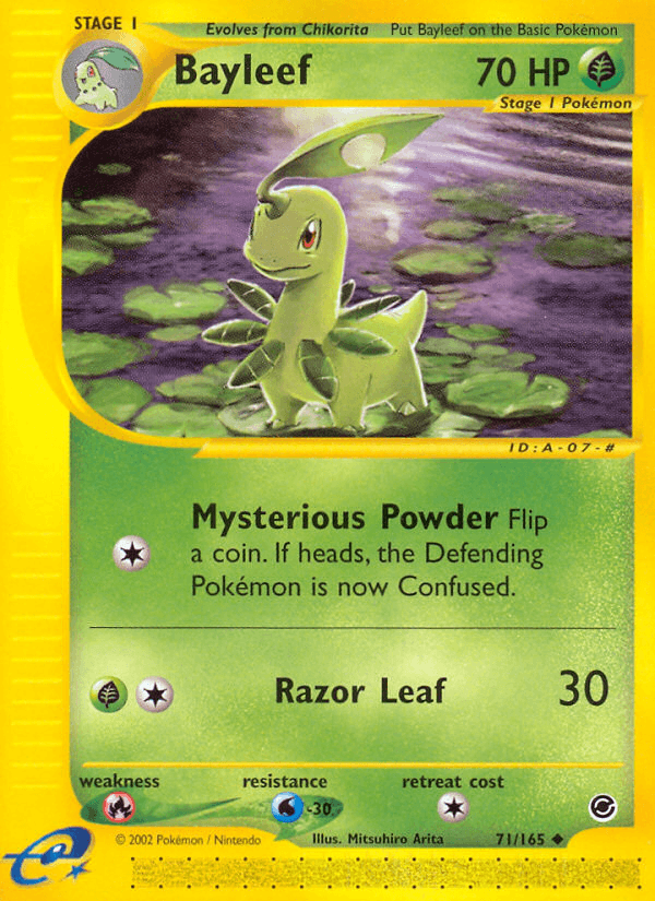 Bayleef Pokémon card
