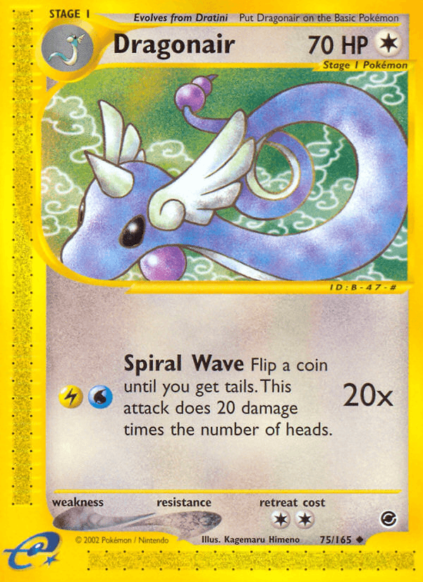 Dragonair Pokémon card