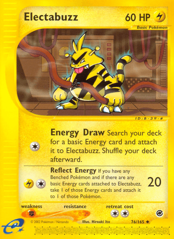 Electabuzz Pokémon card